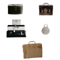 Suitcase Stickers - A Digital Scrapbooking Ephemera Embellishment Asset by Marisa Lerin
