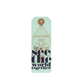 See the World Balloon Tag - A Digital Scrapbooking Tags Embellishment Asset by Marisa Lerin