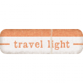 Travel Light Tag - A Digital Scrapbooking Tags Embellishment Asset by Marisa Lerin