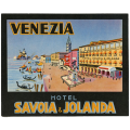 Vintage Venice Luggage Tag