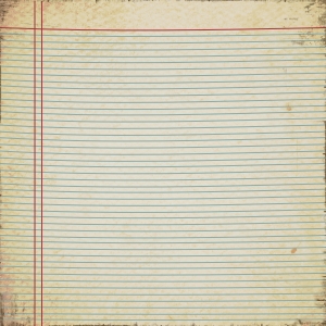 Vintage Notebook Paper - a digital scrapbooking paper by Marisa Lerin