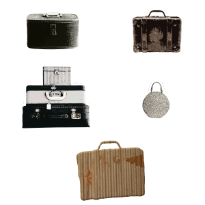 Suitcase Stickers - a digital scrapbooking ephemera embellishment by Marisa Lerin